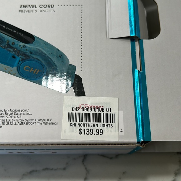 NIB Chi 1" Flat Iron Northern Lights - Picture 5 of 6